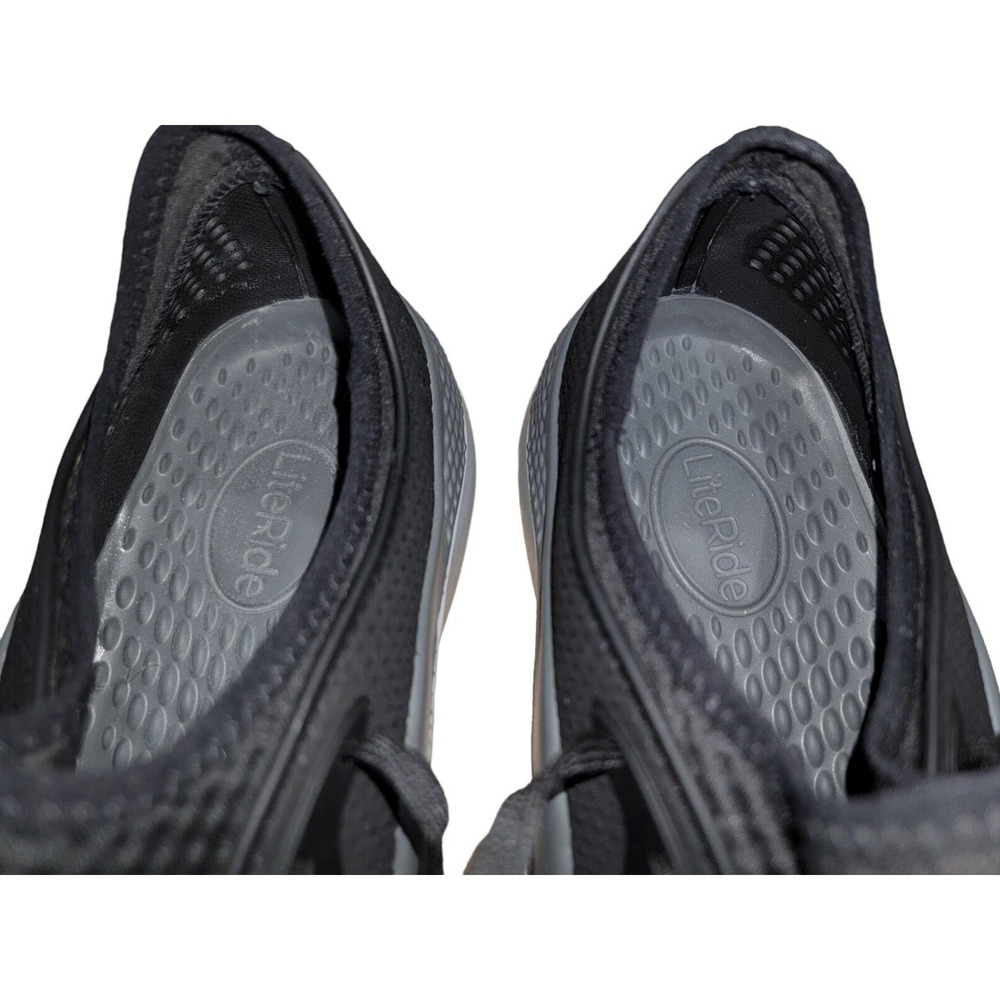 Crocs Men's Sneakers Literide‎ 360 Pacer Black Lace Up Walking Shoes Size 13 - Picture 6 of 8